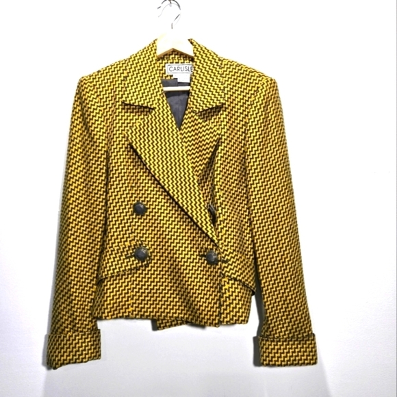 Carlisle Classic Wool Blazer Double-breasted 10 - Picture 1 of 8